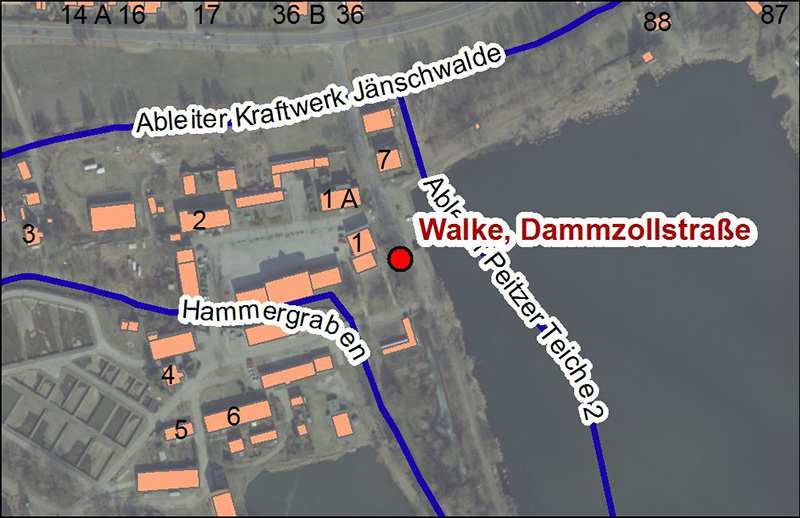 Tuchwalke, alte Dammzollstraße, Quelle: diese Webseite